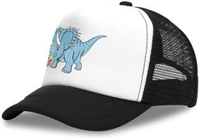 img 3 attached to KKMKSHHG Dinosaur Adjustable Baseball Trucker