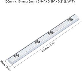 img 3 attached to Uxcell Straight Connector Aluminum Extrusion Industrial Hardware and Brackets