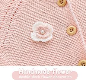 img 1 attached to Simplee Kids Cardigan Sweater Protection Apparel & Accessories Baby Girls