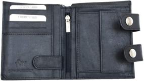 img 3 attached to Spaceful Bikers Genuine Leather Wallet - Stylish and Functional Wallet for Adventurous Riders