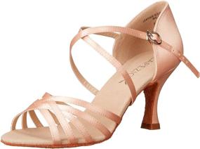 img 4 attached to 👠 Приобретите женские сандалии Capezio SD02 Rosa 2.5" с широким каблуком для элегантного стиля и комфорта.