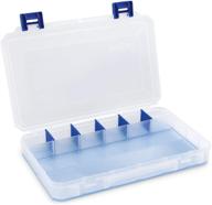 🧰 large tool lock tackle box: advanced gel technology, 2-7 customizable compartments logo