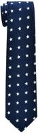👔 retreez classic star pattern cotton boy's tie - sizes 8-10 years logo