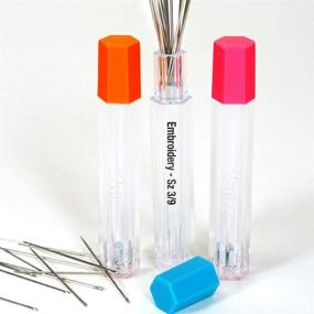 img 1 attached to 📍 Dritz 812 Needle Storage Tubes: Clear, Convenient, and Practical (3-Count)
