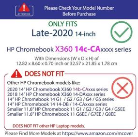 img 3 attached to 🔒 Mcover Late 2020 Chromebook 14C Caxxxx Compatible: Ultimate Protection for Your Chromebook