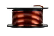 🧲 temco 10 awg copper magnet wire - 4 ounce 8 feet 200°c magnetic coil winding logo
