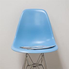 img 3 attached to 🪑 Set of 2 Blue Mid Century Modern Paris Tower Side Chair Dining Chairs - Perfect for Dining Room, Living Room, or Kitchen