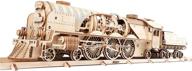 ugears v express tender: exquisite mechanical model for railway enthusiasts logo
