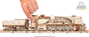 img 1 attached to UGEARS V Express Tender: Exquisite Mechanical Model for Railway Enthusiasts
