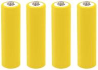 🔋 aa battery placeholder: set of 4 cylinder-shaped hot dummy fake battery shells in aa size logo