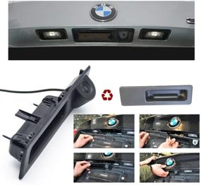 img 2 attached to LIEBMAYA 170° Car Trunk Handle Backup Camera with HD Night Vision - Perfect for BMW 5 F10, 5 F11, 3 F30, X3 Series F25 Parking Assistance