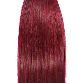 img 2 attached to Dailinna Straight Extension Brazilian Burgundy