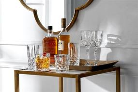 img 3 attached to 🍷 Enhance Your Glassware Collection with the Marquis by Waterford Markham Double Old Fashion Set - Set of 4, 11 oz, Clear