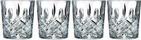 img 4 attached to 🍷 Enhance Your Glassware Collection with the Marquis by Waterford Markham Double Old Fashion Set - Set of 4, 11 oz, Clear