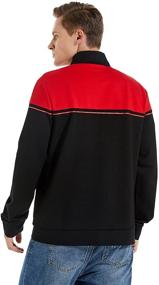 img 2 attached to MADENOBLE Sweatshirt Sportswear Lightweight Color Block
