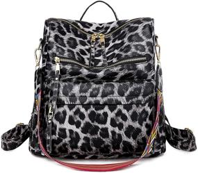 img 4 attached to 👜 Designer Shoulder Women's Handbags & Wallets: Backpack Convertible Daypack