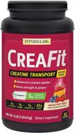 🍎 фруктовый удар фитнес лабс creafit - 4 фунта, улучшенный транспорт креатина логотип