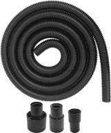 10 ft dust collection power tool hose kit: compatible 🔌 with multiple power tools, brands, and shop vacuums; equipped with threaded fittings logo