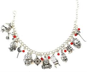 img 1 attached to 💀 Ivy & Clover Horror Film Character Inspired Charm Bracelets - Style 2