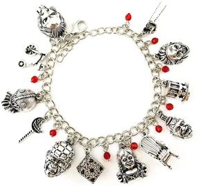 img 2 attached to 💀 Ivy & Clover Horror Film Character Inspired Charm Bracelets - Style 2