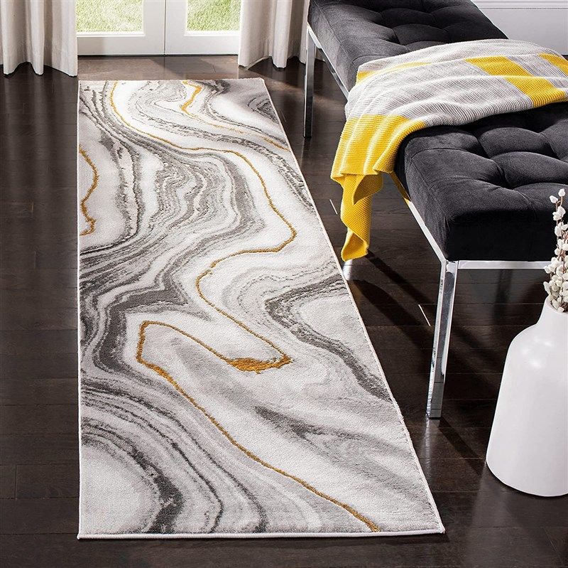 safavieh collection abstract non shedding entryway home decor for rugs, pads & protectors 로고
