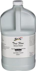 img 2 attached to Sax True Flow Gloss Glaze в естественно прозрачном оттенке | Объем галлона - 416911: Высококачественная керамическая глазурь для потрясающих результатов