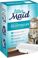 🚽 littermaid litter box waste receptacles: convenient disposable and sealable solutions for automatic litter boxes logo