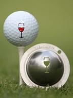 tin cup golf ball custom marker alignment tool: perfect your golf game with precision marking логотип