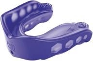 ultimate protection: shock doctor youth 🔮 gel max strapless mouthguard in vibrant purple logo