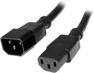 высокопроизводительный удлинитель питания для компьютера 3 фута 14awg - кабель питания для компьютера в стиле pdu c14 к c13 14 awg (pxt100143) логотип