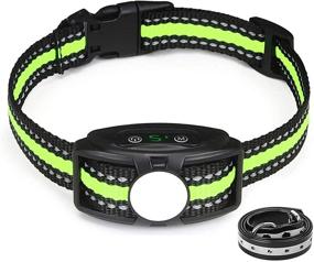 img 4 attached to 🐶 Rechargeable Bark Collar - Adjustable Sensitivity & Intensity, Shockless & Harmless, Beep & Vibration, No Pain, Ideal for Small, Medium & Large Dogs