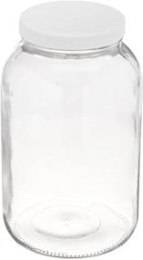 img 1 attached to 🏺 Efficient Storage Solution: FastRack 1 Gallon Glass Widemouth Jar, Clear