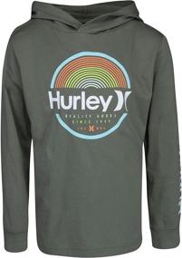 img 4 attached to 👕 Stylish and Versatile: Hurley Boys' Long Sleeve Hooded T-Shirt - A Must-Have!