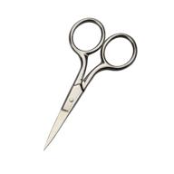 motanar facial hair removal and personal care scissors for men, stainless steel straight tip scissors for ear, nose, and eyebrow trimming - professional grooming tools logo