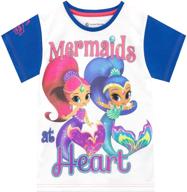 shimmer shine mermaid t shirt multicolored logo