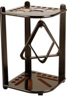 🎱 cue corner floor rack: organize your cues in style with chocolate honey midnight or wine finish логотип