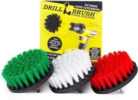 img 4 attached to 🧽 Versatile Cleaning Tools: Soft, Medium, and Stiff Power Scrubbers - Drill Brush - Leather Cleaner - Mirror and Glass Cleaner - Kitchen Accessories Set - Stove, Sink, Griddle, and Cooktop Cleaning Solutions - Tile Renewal - Outdoor Cleaning Essentials - Bird Bath Maintenance