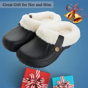 img 1 attached to 👞 Durable Waterproof Men's Garden Slippers: Ideal Winter Outdoor Shoes for Mules & Clogs
