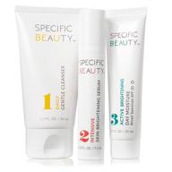 🌟 revitalize your skin with specific beauty's daily hydrating & brightening 3 step kit for even skin tone and texture + spf 30 logo