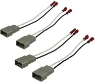 🔌 dkmus 2 pairs speaker wire cable harness for honda acura - adapter connector plug for enhanced wiring logo
