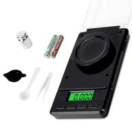 📏 hjcdmj digital milligram pocket scale: accurate 0.001g x 50g electronic weighing scale for jewelry, coins, and kitchen - 6 modes, mini gram scale with calibrated weight tweezers and weighing pan логотип