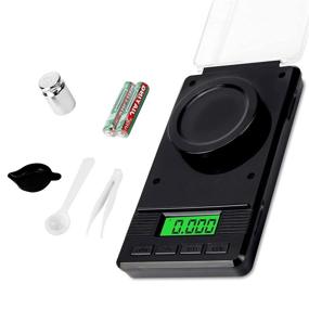 img 4 attached to 📏 HJCDMJ Digital Milligram Pocket Scale: Accurate 0.001g x 50g Electronic Weighing Scale for Jewelry, Coins, and Kitchen - 6 Modes, Mini Gram Scale with Calibrated Weight Tweezers and Weighing Pan