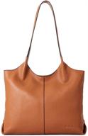 👜 stylish bostanten women handbags: genuine leather designer shoulder tote bag for everyday elegance and function logo