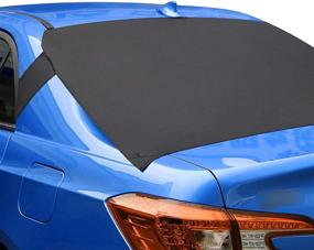 img 4 attached to ❄️ ALTITACO Car Rear Windshield Snow Cover: Premium Protector with Flaps, Magnets & Sun Shade - Ideal for Cars, Trucks, SUVs, and Vans