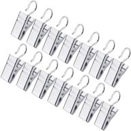 120 pack heavy-duty silver metal curtain clips for curtain photos home party decoration art craft display - hook clip set logo