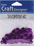 darice cupped sequins purple 200 pack logo