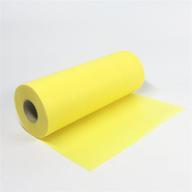 premium non-scratch disposable scouring sheets for dish-washing 🧽 and cleaning, no mildew, no smell, pw01y, yellow (60 sheets/roll) logo