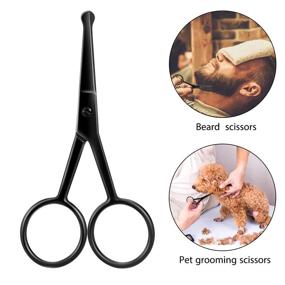 img 1 attached to ✂️ Stainless Steel Eyebrow & Moustache Grooming Scissors