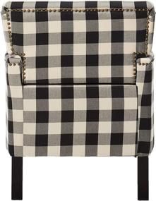 img 2 attached to 🪑 Evete Tufted Fabric Club Chair by Christopher Knight Home - Black Checkerboard