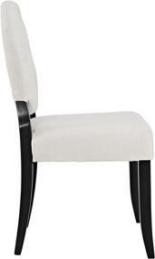 img 2 attached to Modway Button Dining Chair Beige Furniture